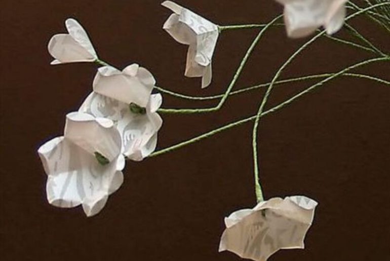 DIY paper flowers for beginners – step by step instructions, photo